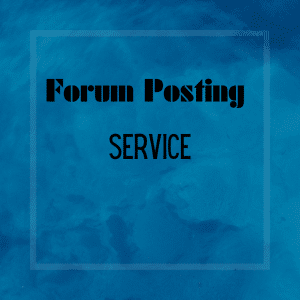 Forum Posting Service